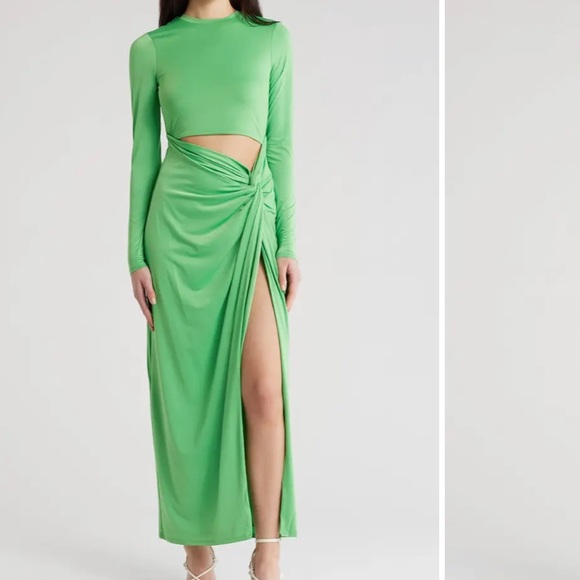 AFRM Dresses & Skirts - AFRM green gown